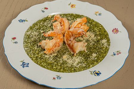 Ризотто с креветками