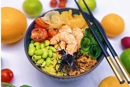 Поке с креветками