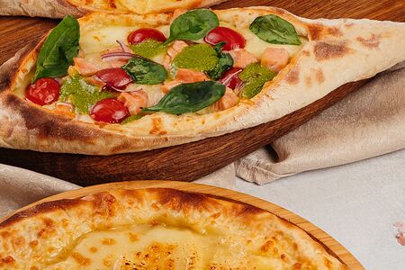 Пиде с лососем