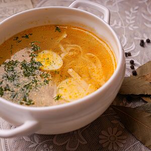 Лапша куриная домашняя