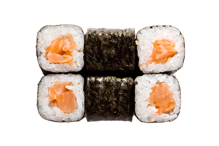 Классический ролл с лососем