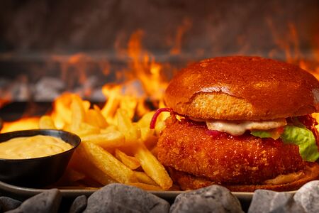 Комбо Сырный бургер