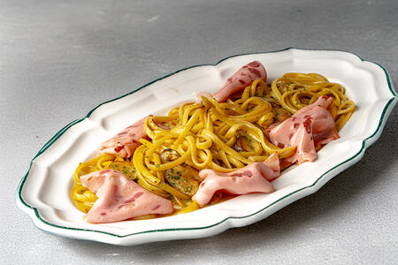 Лингвини с мортаделлой