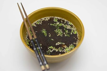 Мисо-суп с лососем