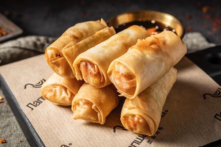 Спринг-роллы с уткой и овощами для влюбленных