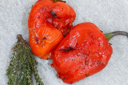 Перец болгарский на гриле