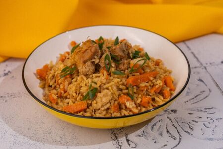 Плов с курицей 