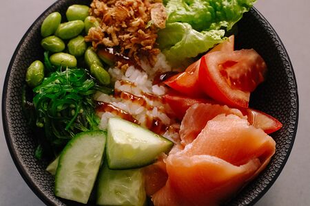 Поке с семгой