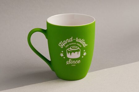 Сувенирная кружка зеленая