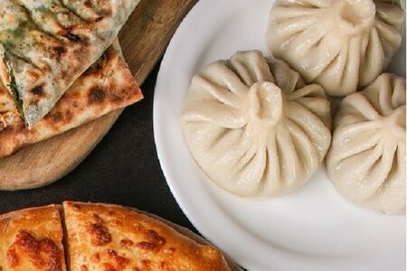 Хинкали по-грузински из свинины 