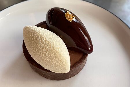 Тарт два шоколада 