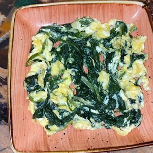 Ձվով տապակած սպանախ