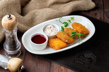 Жареный сыр Гауда