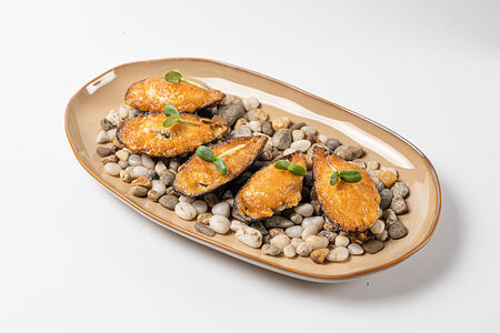 Мидии запеченные