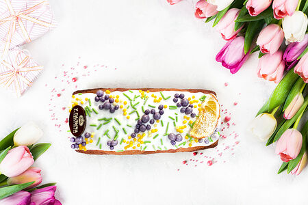 Кекс с апельсином и лимоном