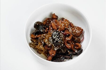 Свинина с грибами моэр