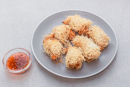 Креветки Катаифи