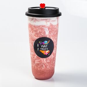 Чиз слаш Яблоко-виноград с сырной пенкой