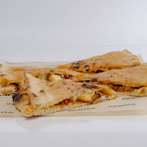 Мега сэндвич с фаршем Болоньезе из печи