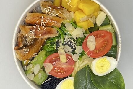 Поке с угрем мини