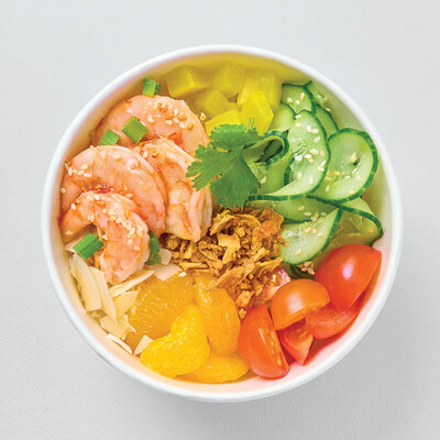 Поке с креветкой том ям большая порция