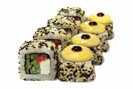 Запечённый ролл Фиеста веган