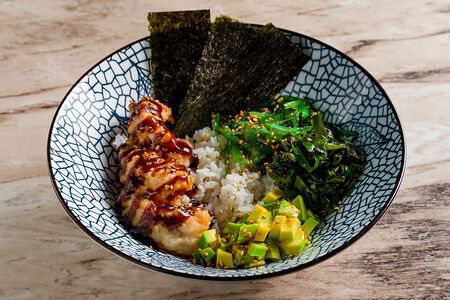 Поке с креветками