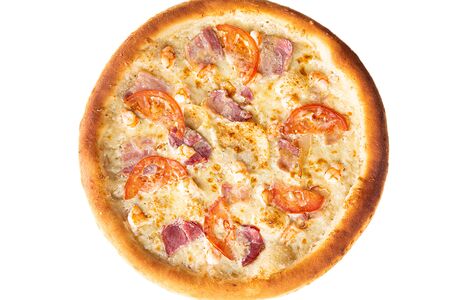 Пицца Цезарь с креветками