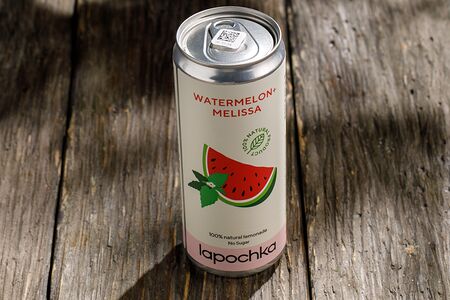 Лимонад Lapochka со вкусом арбуза и мелиссы