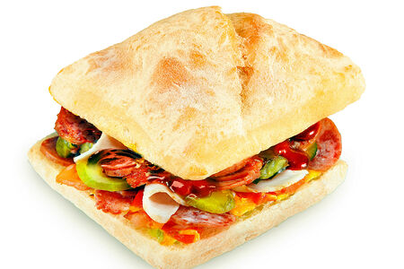 Чиабатта мясная