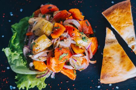 Овощи на мангале