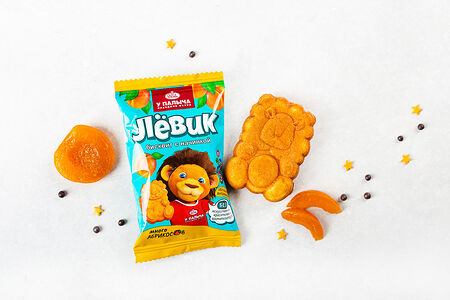 Пирожное бисквитное «Лёвик» с абрикосовой начинкой