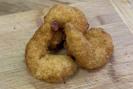 Креветки в панировке 