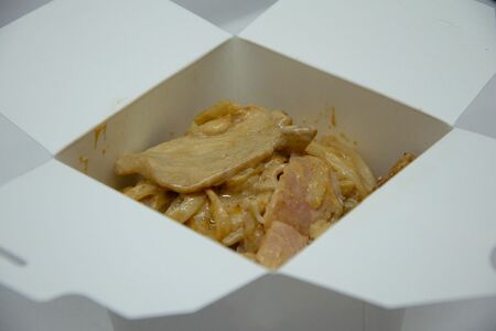 Удон с Курицей в соусе BBQ