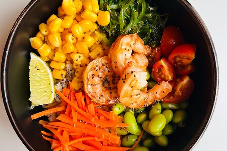 Поке с креветками