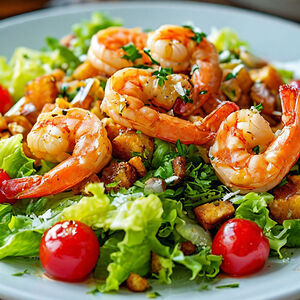 Цезарь с креветками