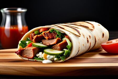 Шаурма со свининой