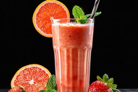 Смузи Грейпфрут-клубника