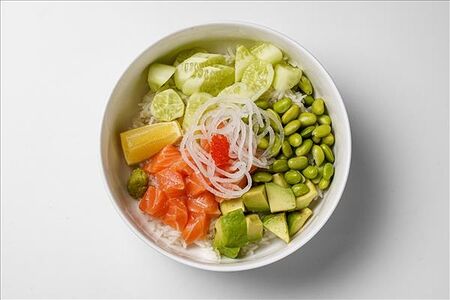 Поке с лососем