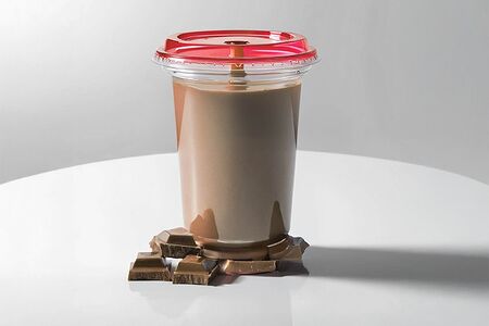 Молочный коктейль Шоколадный с тапиокой или джус-боллами