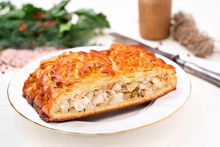 Рыбник по-уральски (половина пирога)