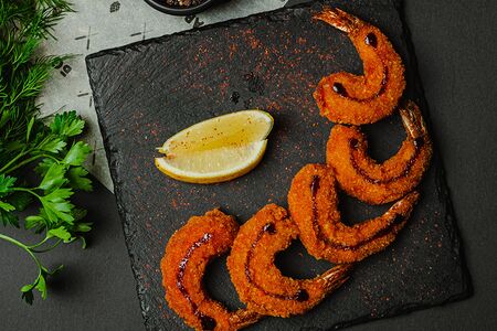 Креветки темпура