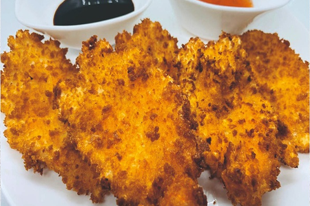 Креветки в сухарях