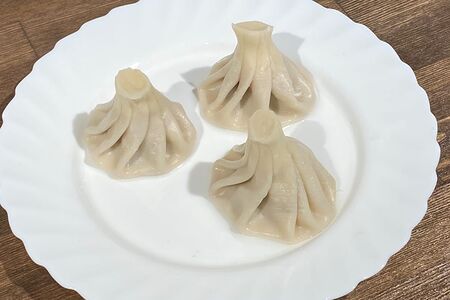 Хинкали вареные с семгой