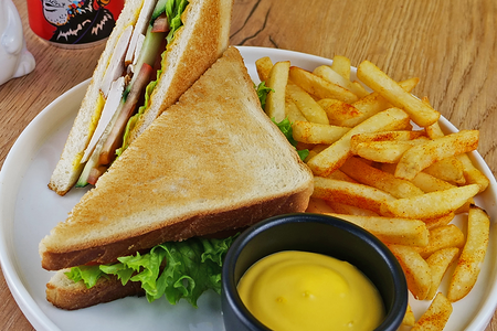 Клаб-сэндвич с курицей