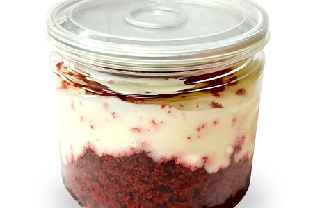 Десерт Красный бархат в банке 