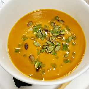 Суп-пюре из медовой тыквы
