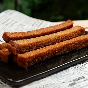 Гренки ржаные с чесноком 