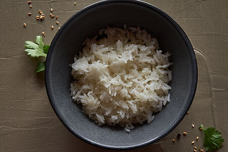 Рис отварной на пару