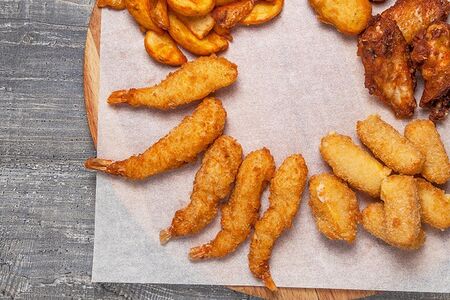 Креветки в темпуре